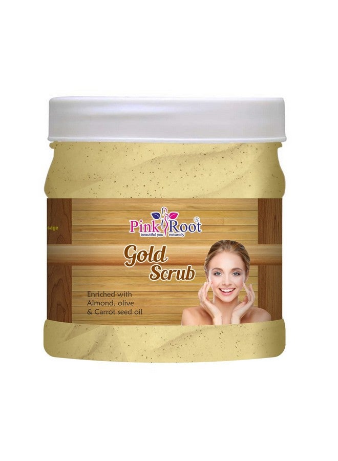 Pink Root Gold Scrub 500gm with Cocoa Butter Cream 500gm - Image 3