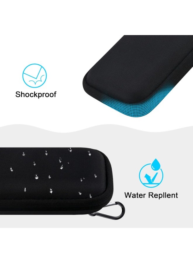 SPECTON Hard Carrying Case for SanDisk Extreme Pro/SanDisk Extreme Portable External SSD 500GB 1TB 2TB 4TB USB-C Solid State Drive EVA Shockproof Water Repellent Protective Storage Travel Bag, Black - Image 3