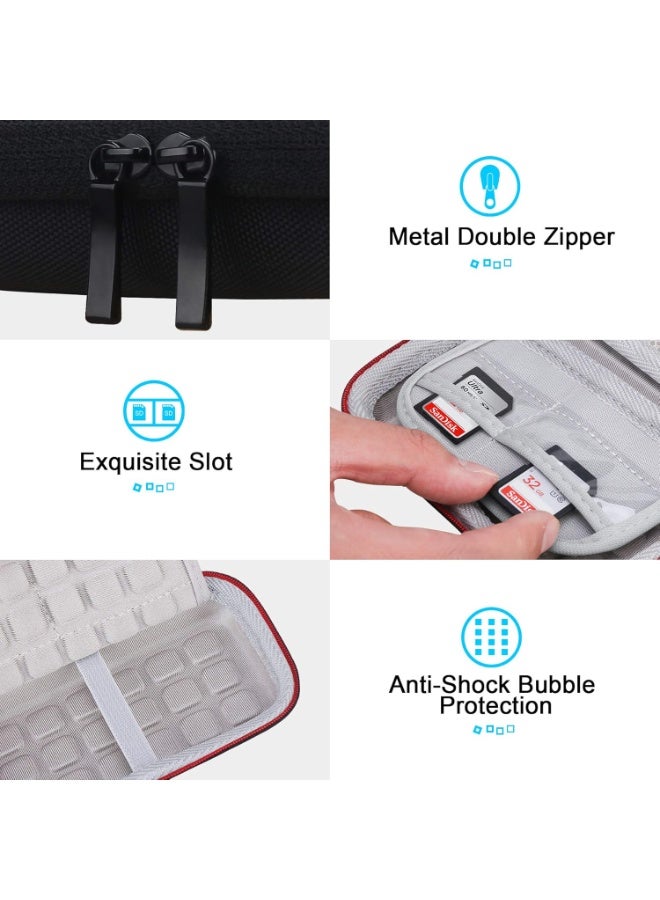 SPECTON Hard Carrying Case for SanDisk Extreme Pro/SanDisk Extreme Portable External SSD 500GB 1TB 2TB 4TB USB-C Solid State Drive EVA Shockproof Water Repellent Protective Storage Travel Bag, Black - Image 5