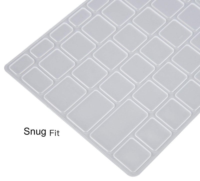 Saco غطاء واقي للوحة مفاتيح اللابتوب متوافق مع ASUS Vivobook 16X (2022) M1603QA-MB742WS | M1603QA-MB512WS | M1603QA-MB711WS | M1603QA-MB712WS - شفاف - Image 4