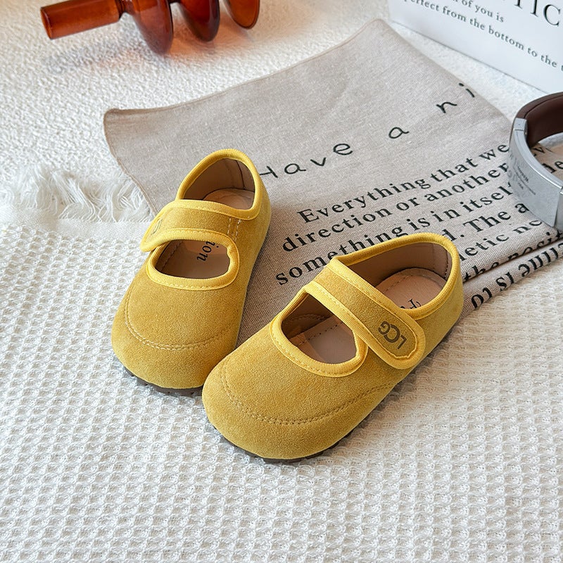 French Retro Girl''s Sweet Puff Shoes Spring and Autumn Girl''s Mary Jane Leather Shoes Women''s Treasure Round Toe Soft Bottom All-Match Single-Pumps - Image 1
