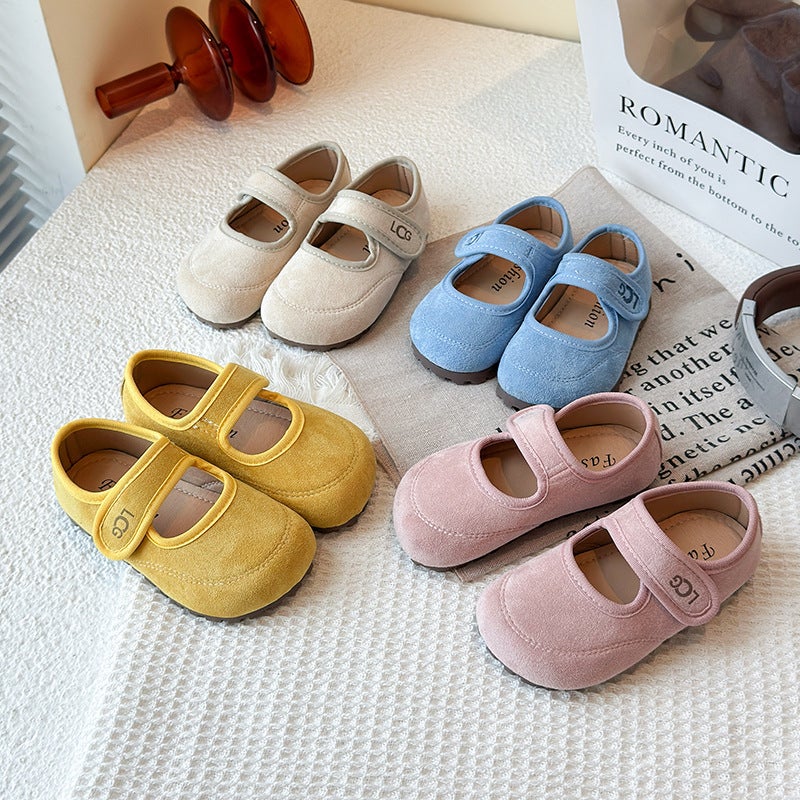 French Retro Girl''s Sweet Puff Shoes Spring and Autumn Girl''s Mary Jane Leather Shoes Women''s Treasure Round Toe Soft Bottom All-Match Single-Pumps - Image 3