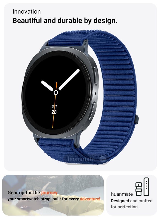 huanmate Samsung Galaxy Watch 8 40mm Premium Replacement Strap - High Quality, Lightweight, Stylish & Durable - Easy Installation - Replacement Strap for Samsung Galaxy Watch 8 40mm - Image 2
