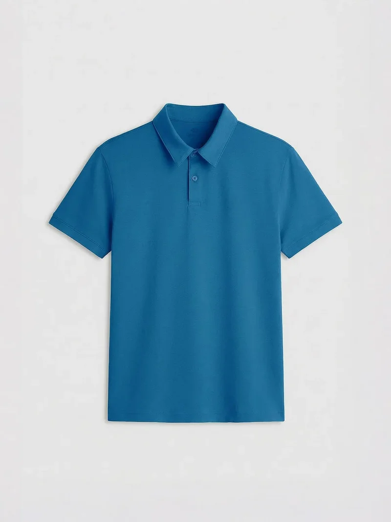 تومي لايف TOMMY Men's Cotton Elastane Polo T-Shirt