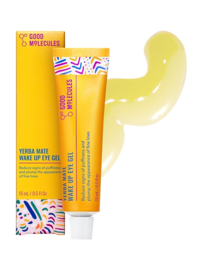 Good Molecules Yerba Mate Wake Up Eye Gel 15ml | Cooling Under Eye Treatment for Puffiness & Swelling - Image 1
