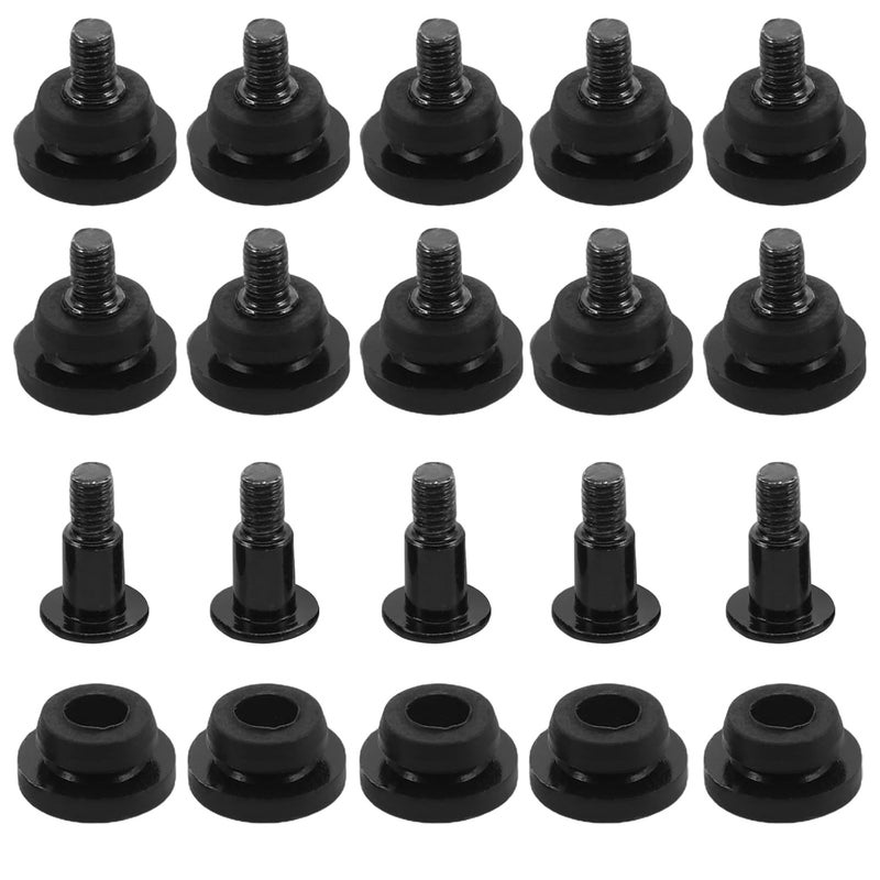 Lurrose 30pcs 2.5 Inch SSD HDD Hard Drive Mounting Screws with Shock Absorption for PC Computer Components Electronics - Image 1