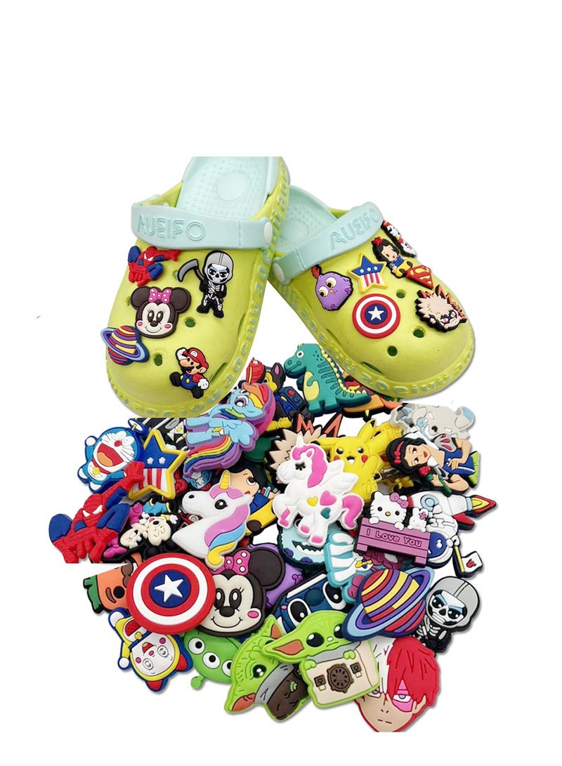 40 PCS Mixed PVC Shoe Charms for Crocs and Shoes, Fun Decorations for Kids and Teens, Perfect Party Gift - Image 1