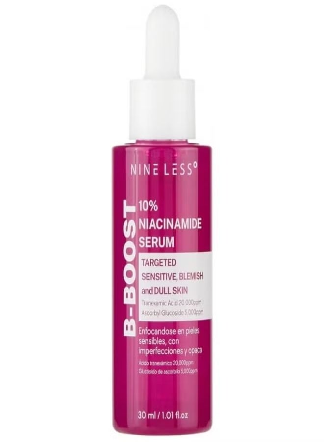 NineLess B-Boost 10% Niacinamide Serum - Brightening & Pore-Minimizing 30ml - Image 1