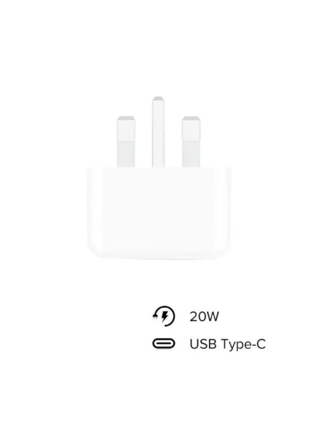 جون بولز شاحن سريع 20 واط لأجهزة آيفون | شاحن جداري سريع بمنفذ USB-C متوافق مع أجهزة آيفون 15/14/14 برو/14 برو ماكس/13/12/SE2020/11/XR/XS ماكس/X/آيباد - Image 4