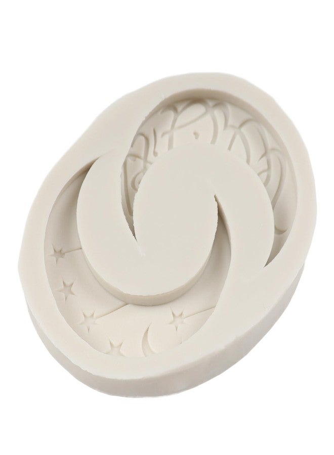 QDMOLDS قوالب سيليكون على شكل قمر ونجمة من QDMOLDS لتزيين الكيك والكب كيك والحلوى والشوكولاتة والراتنج ومعجون السكر والطين البوليمري - Image 4