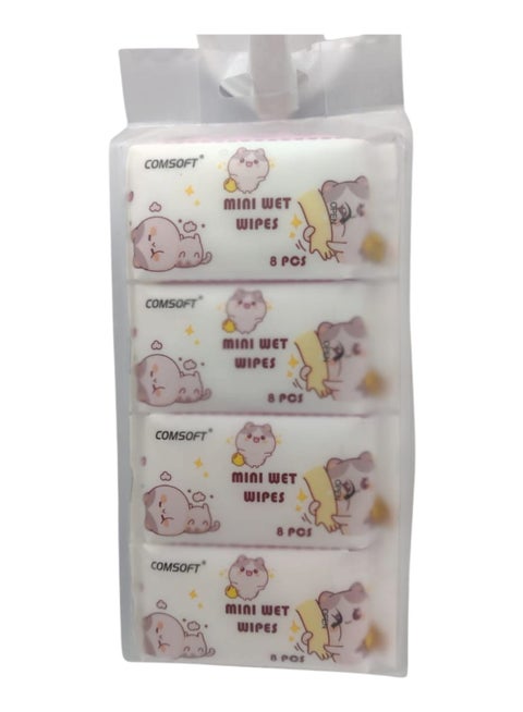 مناديل مبللة ناعمة للاطفال متعددة الاستخدامات8قطع