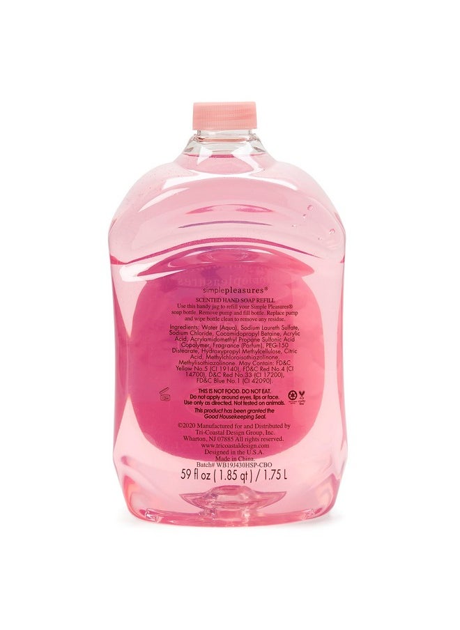 simple pleasures Premium Hand Soap Collectioncherry Blossom Scent 7.9 Oz Bottle With Jumbo 59 Oz Refillgoodhousekeeping Seal Approvedmultiple Scents Available  - Image 4