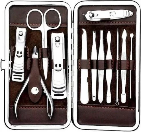 Loggia Professional Steel Manicure Pedicure Set 12 Pieces