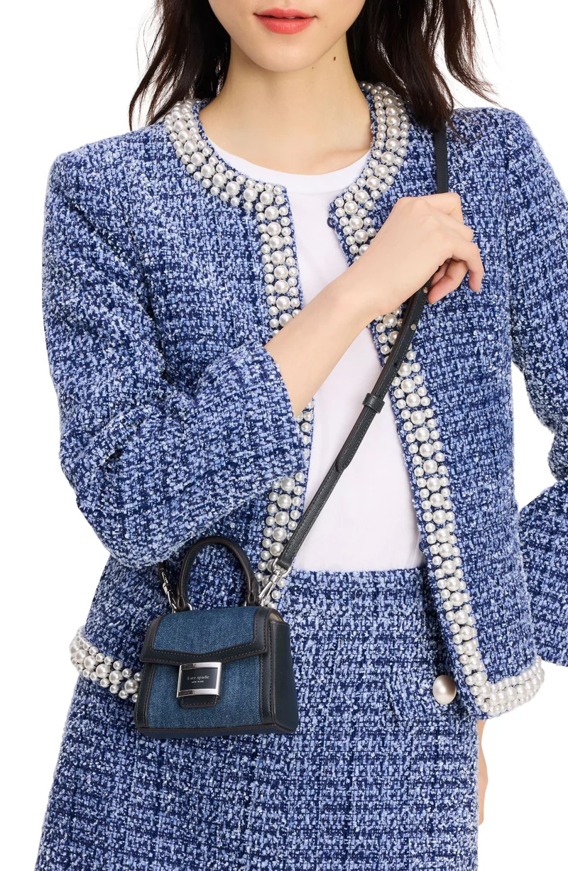 Kate Spade Katy Denim Micro Crossbody