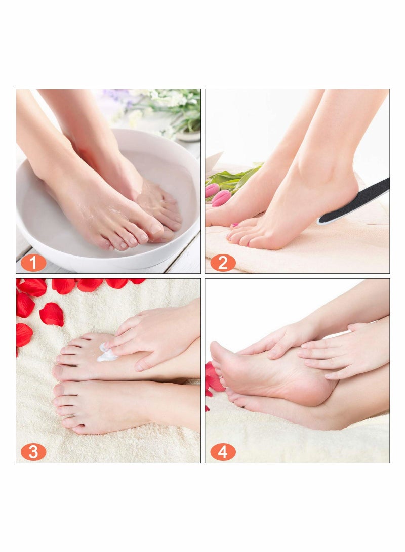 Y&D 4 Pack Double Sided Foot File Dead Skin Remover Hard  - Image 5
