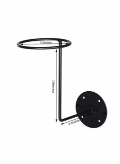Excefore Motorcycle Accessories Helmet Holder, Metal Stand Wall Mounted Hanger Rack for Jacket, Coats, Hats, Dancing Masks, Ball Back for Basketball, Football, Volleyball  - Image 5