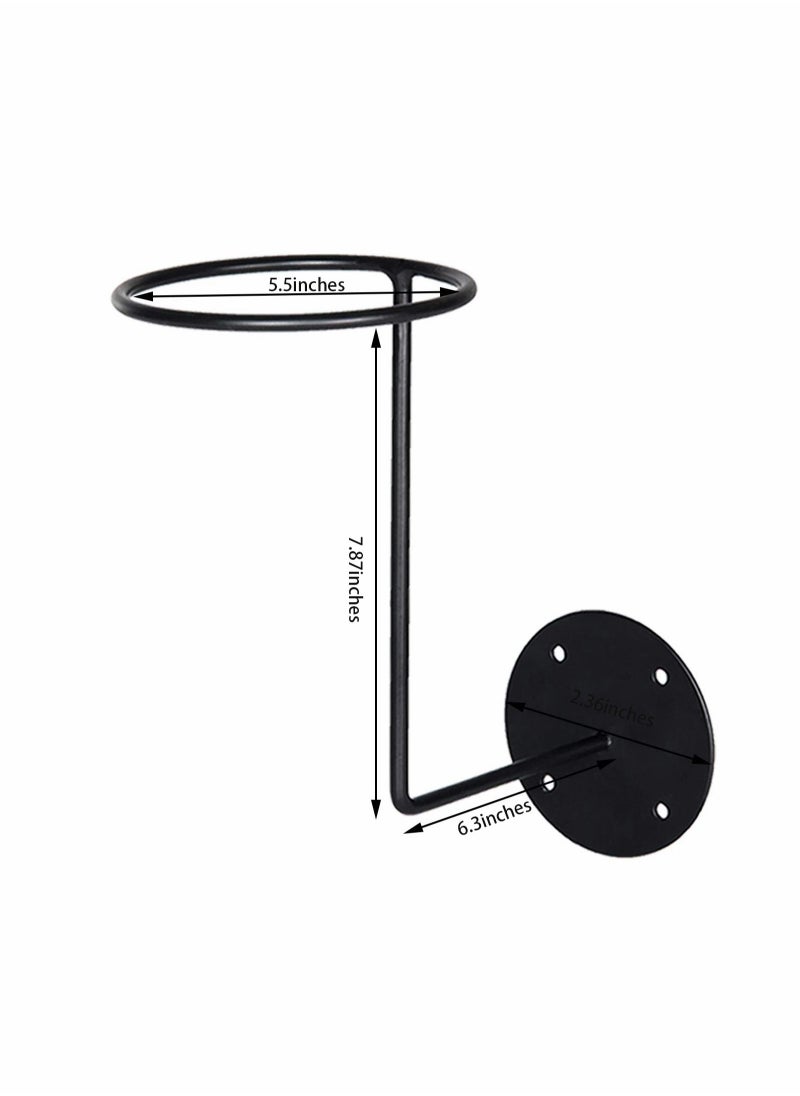 Excefore Motorcycle Accessories Helmet Holder, Metal Stand Wall Mounted Hanger Rack for Jacket, Coats, Hats, Dancing Masks, Ball Back for Basketball, Football, Volleyball  - Image 5