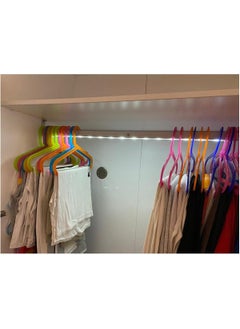 Eym LED Light Motion Sensor 60-69 Cm Closet Clothes Hanger Pipe Battery Powered  - Image 1