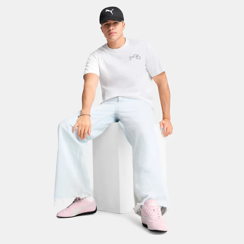 PUMA White Men's Hotel Graphic T-Shirt for Men | Best Price UAE