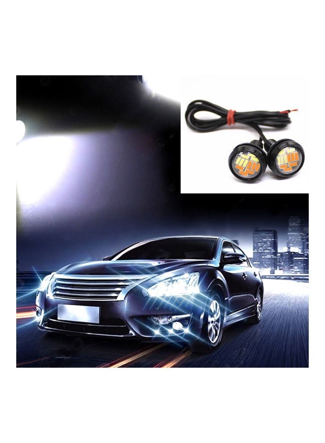 MUNTAQI 10-Pieece 23mm Eagle Eye LED Bulb DRL Light Ultra Thin Waterproof Set - Image 4