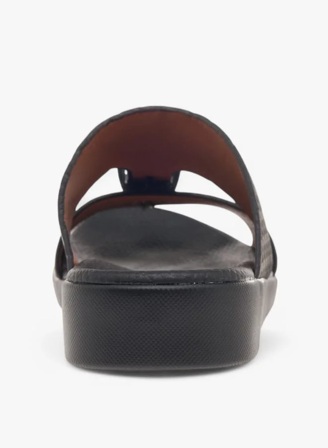 LBL by Shoexpress Boys Buckle Accent Slip-On Arabic Sandals