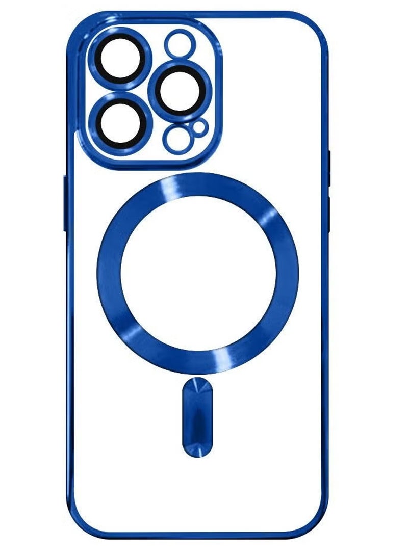 CATANES iPhone 13 Pro Clear Case with MagSafe Wireless Charging Compatible Back Cover with Electroplating Shockproof - Image 5