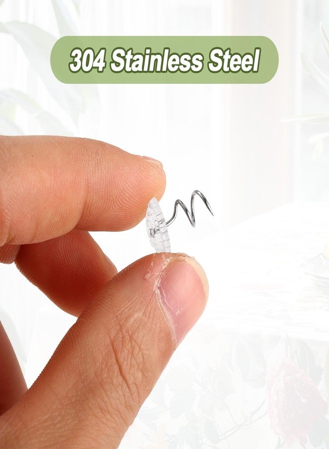 Gosknor 100pcs Upholstery Pins, Bed Skirt Pins Upholstery Pins Upholstery Screw Pins Bed Skirt Pins or Holders Furniture Upholstery Tacks Kit for Fabric Slipcover BedSkirt - Image 4