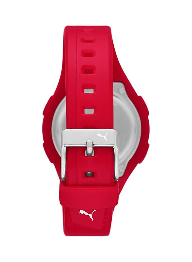 PUMA 3 LCD Red Polyurethane Watch - Image 2