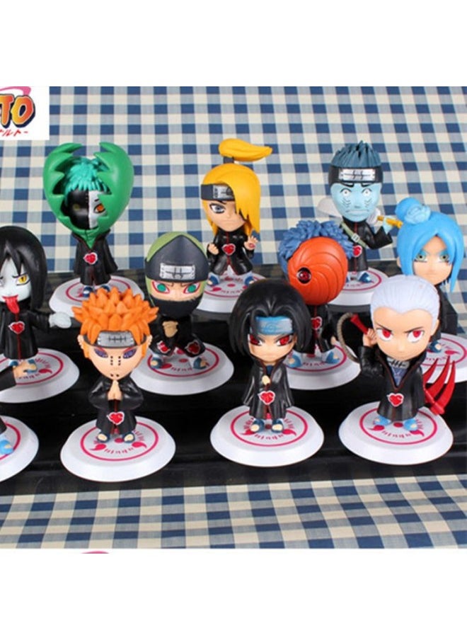 Generic - Huo Ying Hand Office 17 Generation 11 Xiao Organization Naruto Sasuke Skunk Kakashi Doll Model Keychain-Color:17th Generation 11 Naruto Keychains-Height:About 8-9cm - Image 1