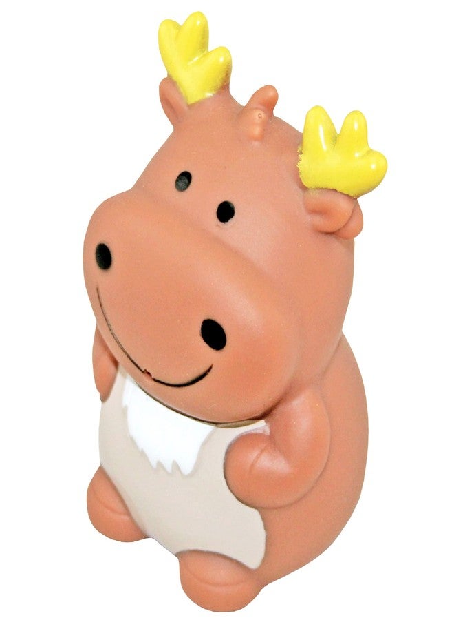 Puzzled DolliBu Moose Bath Buddy Squirter - Floating Moose Rubber Bath Toy, Fun Water Squirting Bathtime Play For Toddlers, Cute and Soft Wild Life Animal Toy For The Bathtub, Beach, & Pool for Girls and Boys - Image 1
