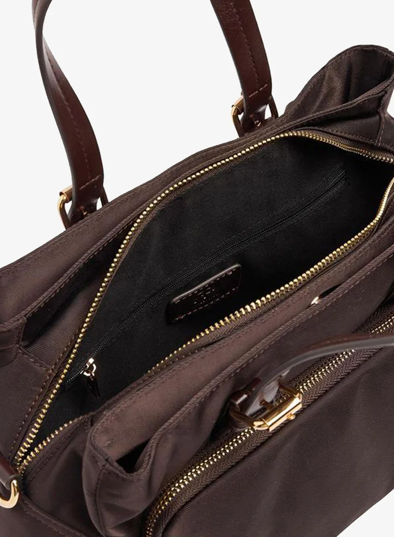 Parfois Brown Nylon Tote Bag for Women | Best Price UAE