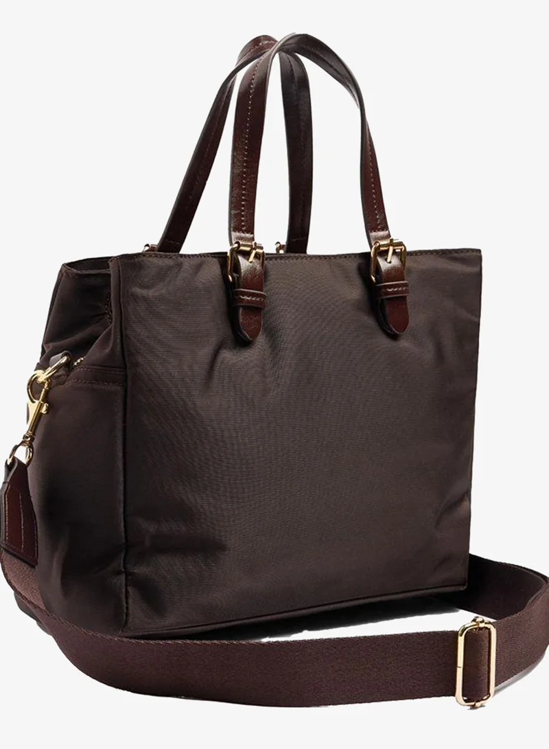 Parfois Brown Nylon Tote Bag for Women | Best Price UAE