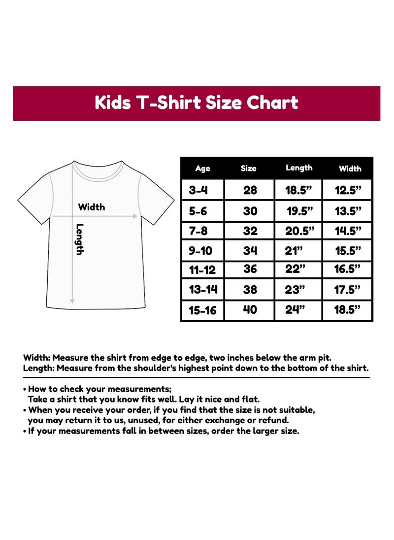 PRINTSHOP4ME - Printshop4me Kids Round Neck boys T Shirt 170 GSM Pure Cotton Basic Colors - Image 1