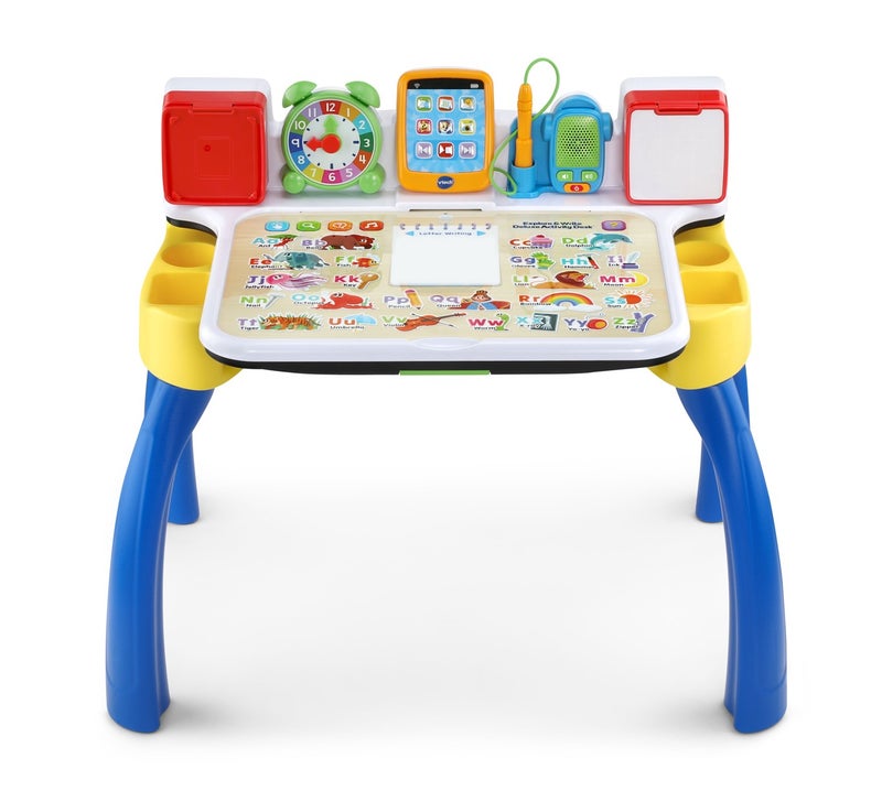Vtech -Touch & Learn Interactive Activity Desk with Writing Pad, Music & Creative Play for Toddlers (Ages 2–5) - Image 2