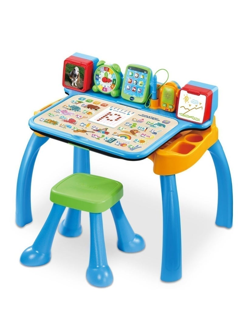 Vtech -Touch & Learn Interactive Activity Desk with Writing Pad, Music & Creative Play for Toddlers (Ages 2–5) - Image 1
