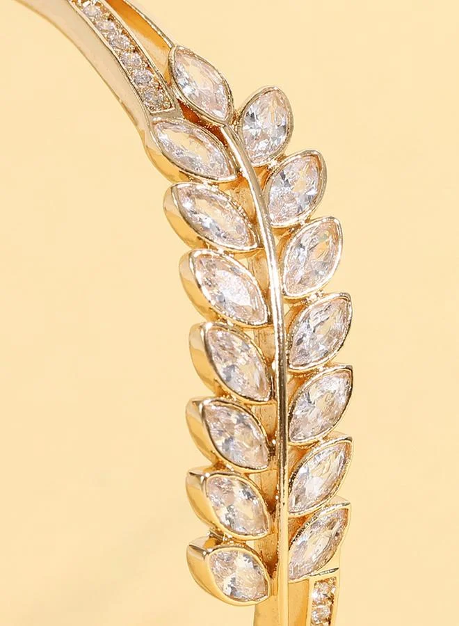 تايك تو سوار مزين بشكل ورقة