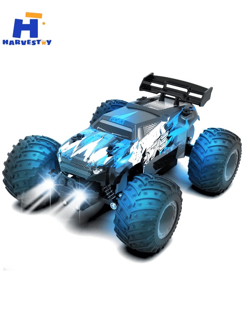 Rechargeable Remote Control Car Toys - RC Cars, Handcontrolled Car for Boy, 4WD Electric Vehicle Toys with Headlights  Colorful Car Body Lights, Gift for Boys Girls Kids  - Image 1