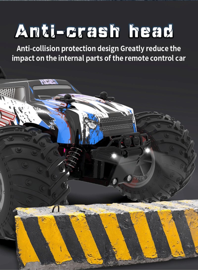 Rechargeable Remote Control Car Toys - RC Cars, Handcontrolled Car for Boy, 4WD Electric Vehicle Toys with Headlights  Colorful Car Body Lights, Gift for Boys Girls Kids  - Image 5