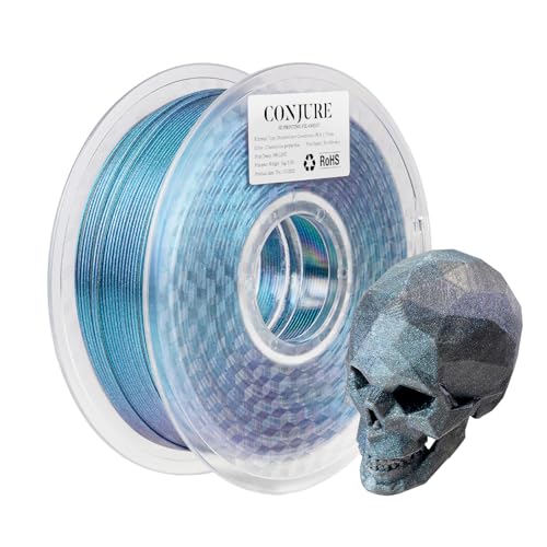 Chitu Systems Conjure Chameleon PLA 3D Printer Filament, 1.75mm Galaxy Dual Color Filament, Changing Color with Light and Angles, Blue Purple 3D Printing Filament 1KG/2.2lb - Image 1