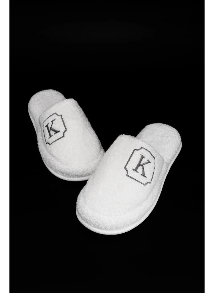 Ender Home K Letter Towel Bathroom Home Hotel Maternity Slippers Thick Sole Slippers