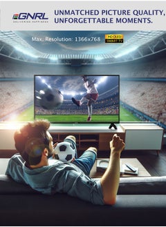 EGNRL 39 Inch FULL HD SMART LED TV, EGTV40HDS | HDMI, Google Play, Netflix, YouTube, WiFi and Bluetooth| with Remote Control, One Year Warranty  - Image 2