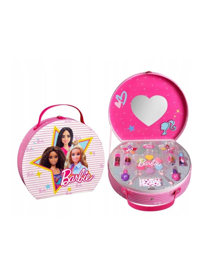 Barbie Round Makeup Case - Image 1