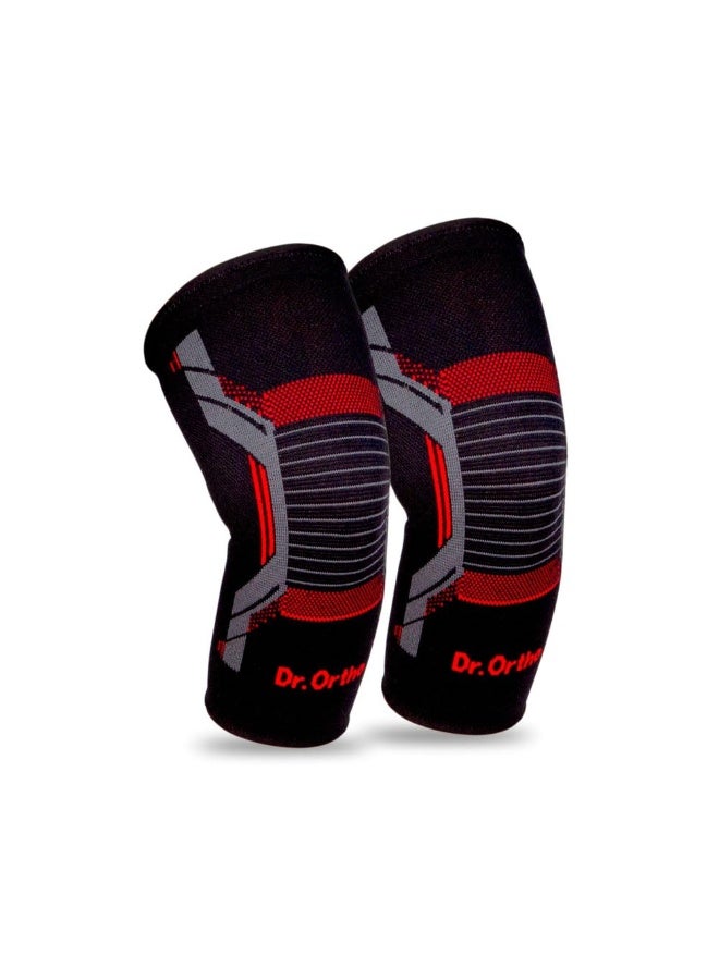 Dr. Ortho Dr.Ortho Sports Knee Cap Compression Support for Gym, Running, Jogging, Cycling Sports, Workout, Indoor & Outdoor Activities, Knee Brace, Knee Support For Knee Pain- For Men and Women - Medium - Image 1
