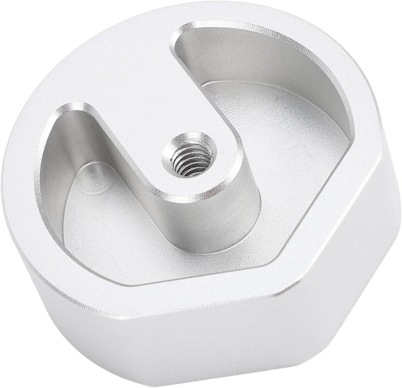 ZJchao Mount, Tripod Adapter Adapter Aluminum Alloy Tripod Mount with Bracket Fixing for RV Trailer Yacht Camping Vehicle (Silver) - Image 5