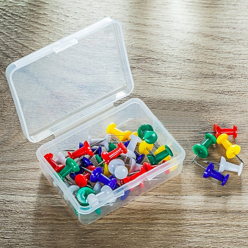 Rocutus Clear Plastic Beads Storage Containers Empty Mini Storage Containers Box,24 Pack Plastic Storage Containers with Lids,Beads Storage Box with Hinged Lid for Beads,Earplugs,Pins, Small Items - Image 2