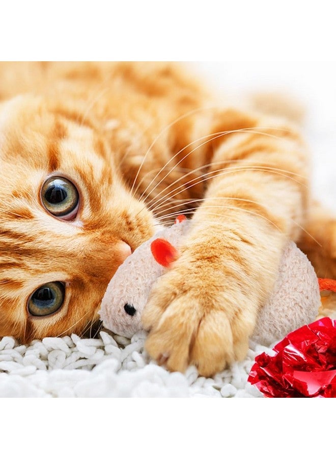 Generic Realistic Cat Mouse Plush Toy - Interactive Kitten Mice Chew Toys For Engaging Playtime Pet-Friendly Molar Supplies, Enriching Your Cat'S Amusement And Dental Health (Pack Of 4)  - Image 5
