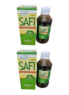 Hamdard 2 Pieces of Safi Natural Blood Purifier Syrup 175ml 