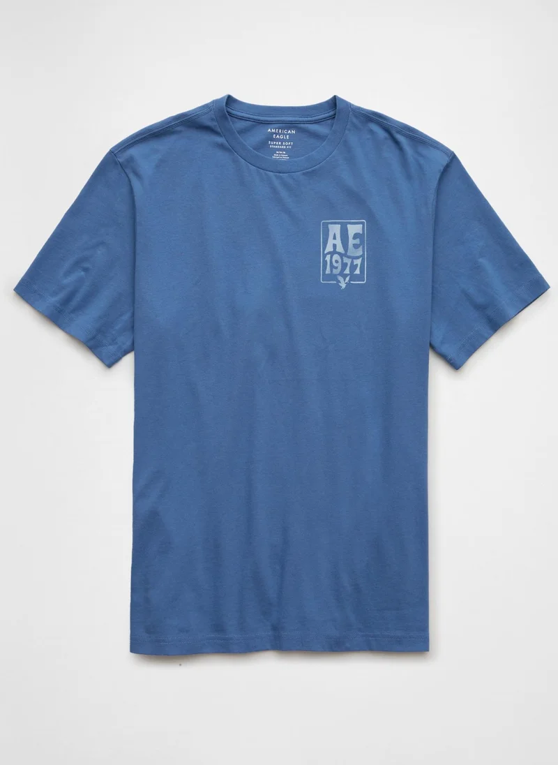 امريكان ايجل Graphic Logo Crew Neck T-Shirt