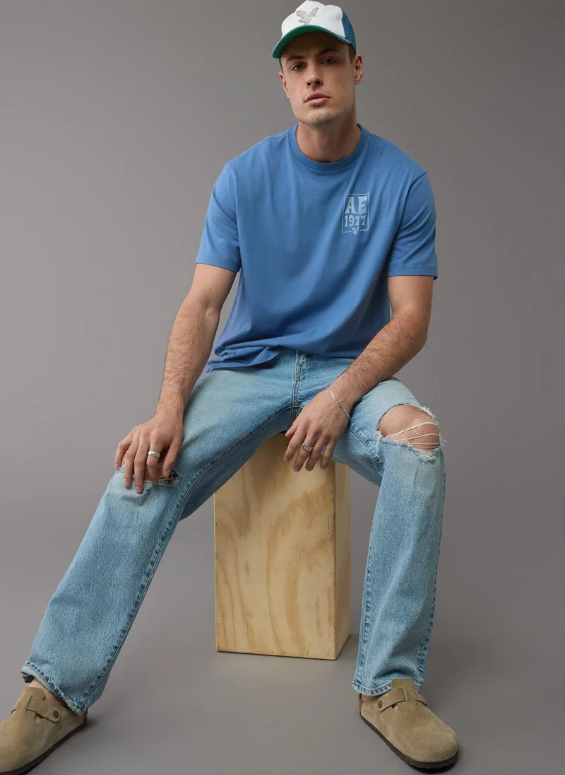 امريكان ايجل Graphic Logo Crew Neck T-Shirt