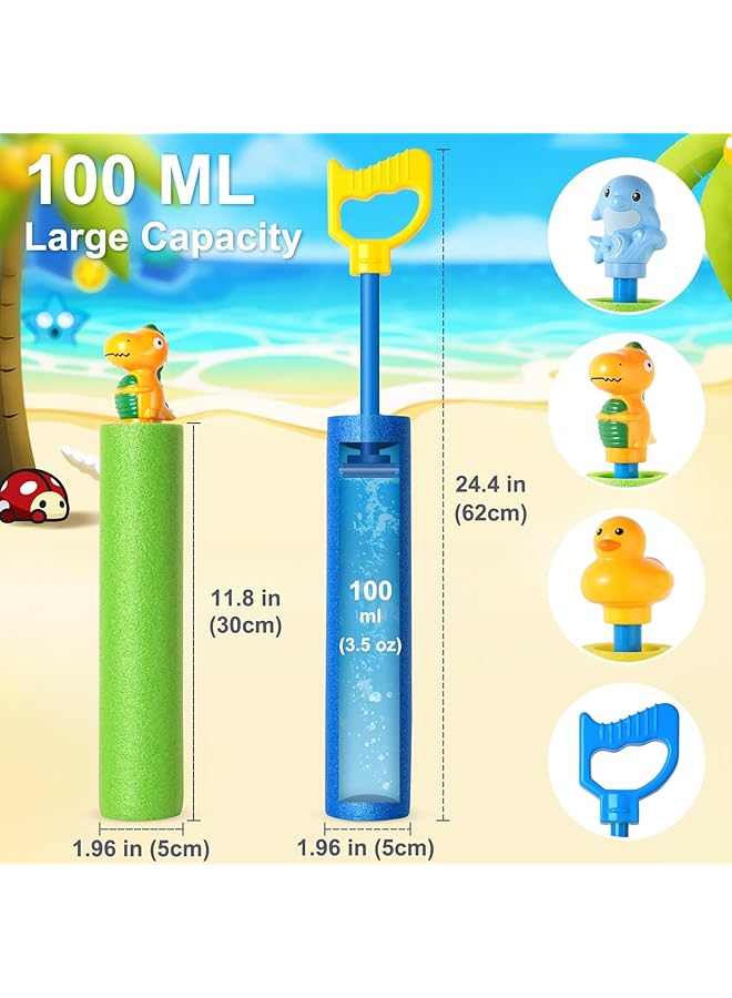 KASTWAVE Water Pistols 6 Pack Super Water Soaker Blaster Squirt Pistols 40 Ft Water Shooter Swimming Pool Beach Summer Party Outdoor Water Game Fighting Toys For Kids Boys Girls - Image 4